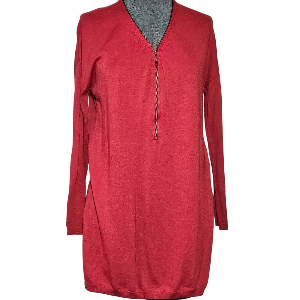 Trouve Red Cashmere Blend Sweater Size XS